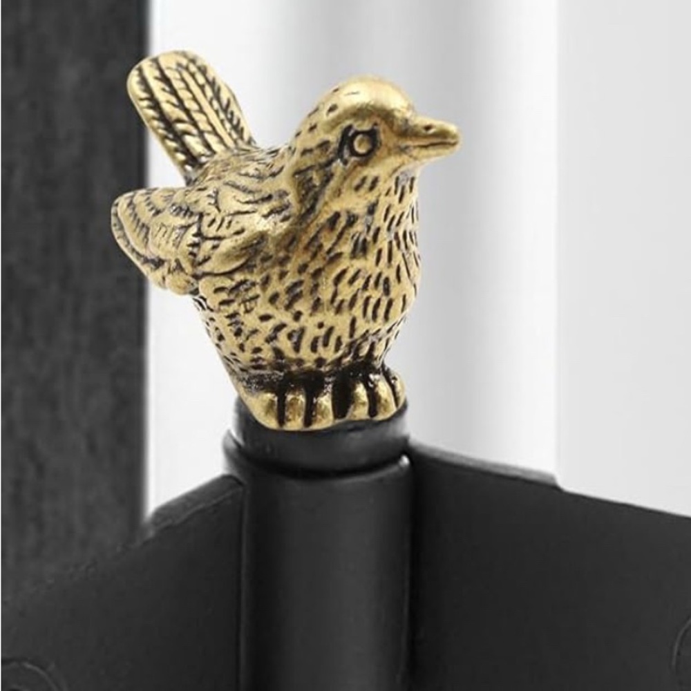 SET OF 3 Brass Bird Hinge Heads (Magnetic)